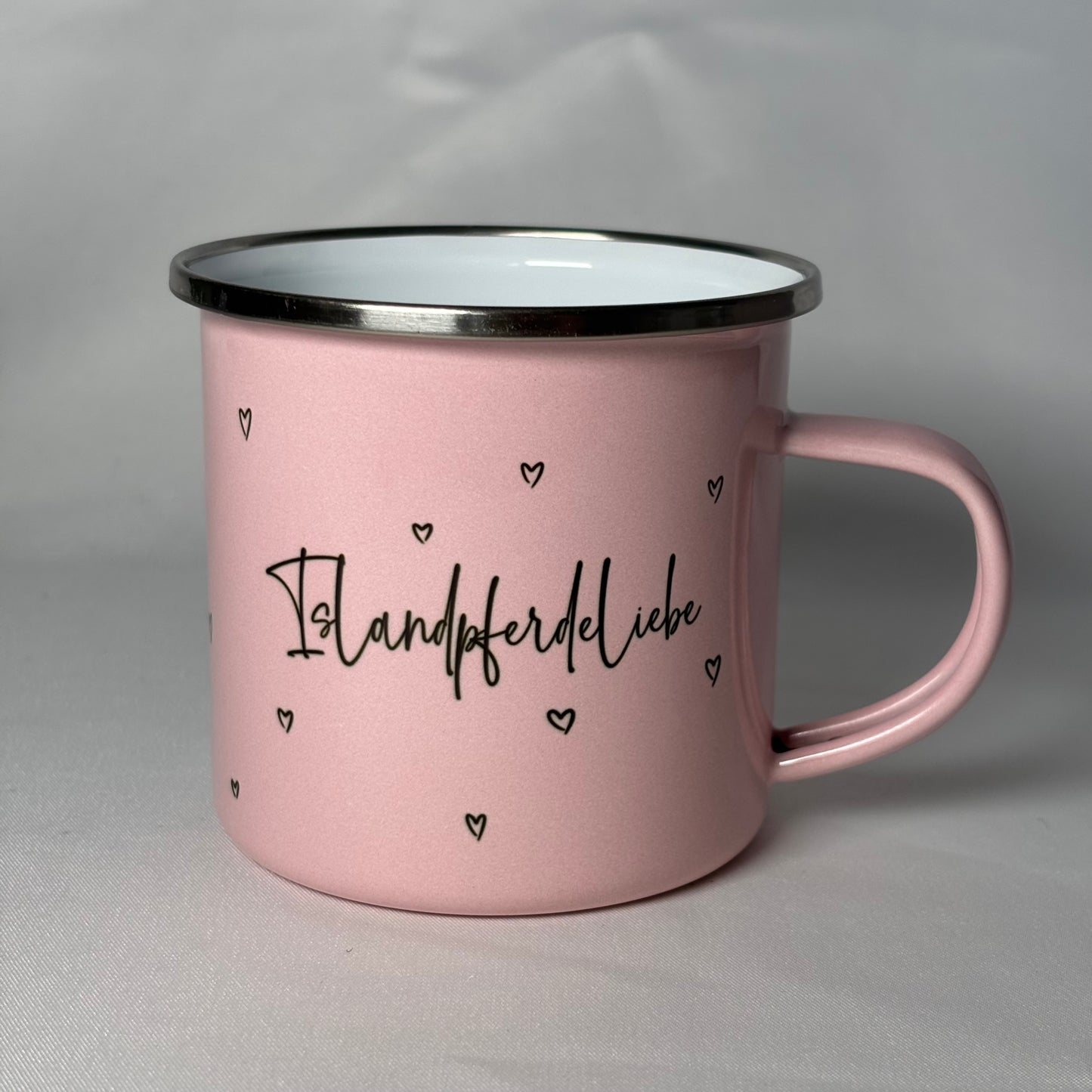 Emaille Tasse Islandpferdeliebe