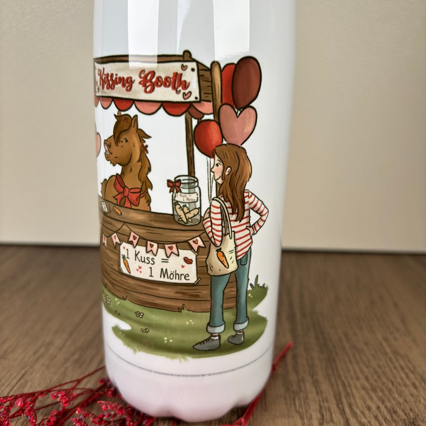 Thermosflasche Kissing Booth