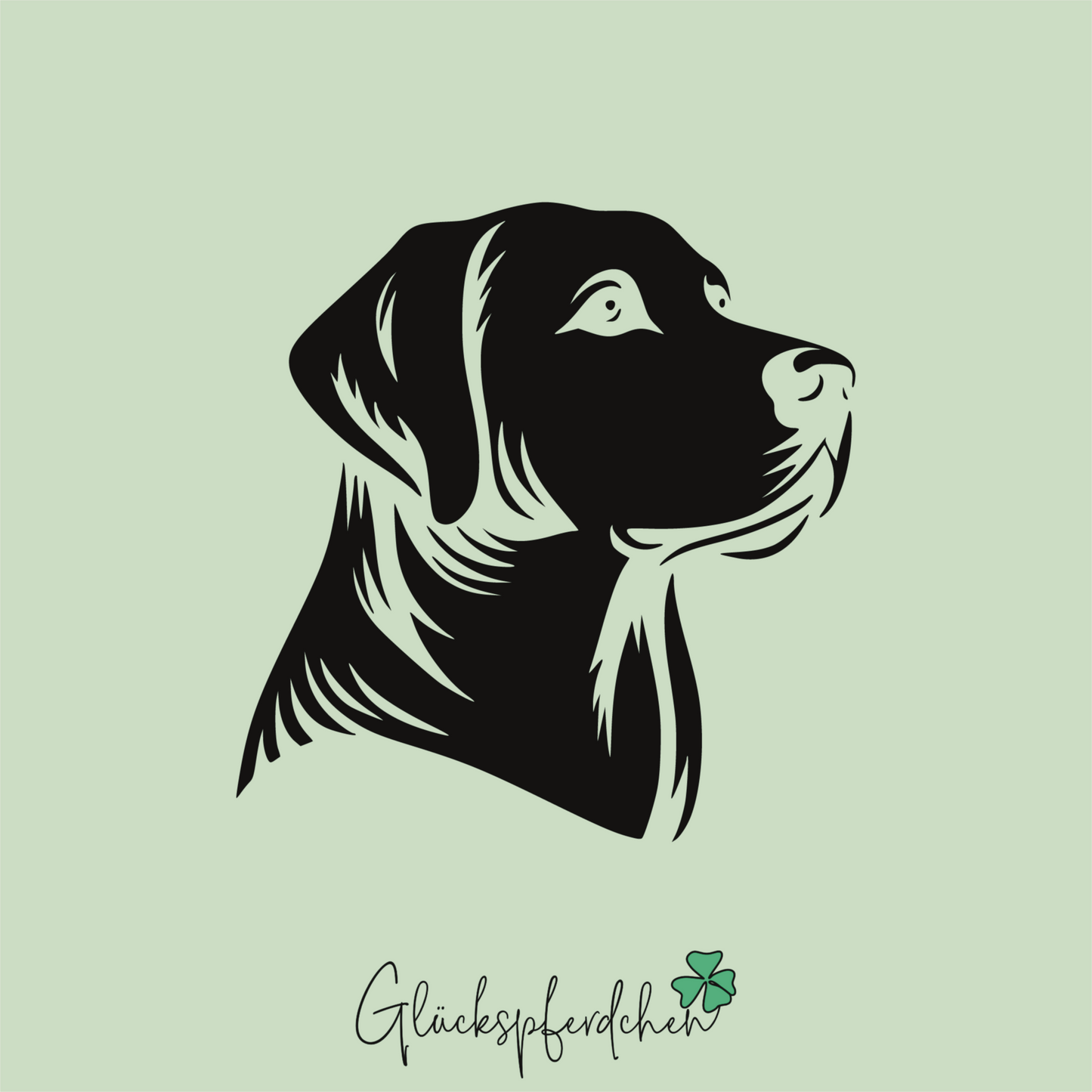 Aufkleber Labrador