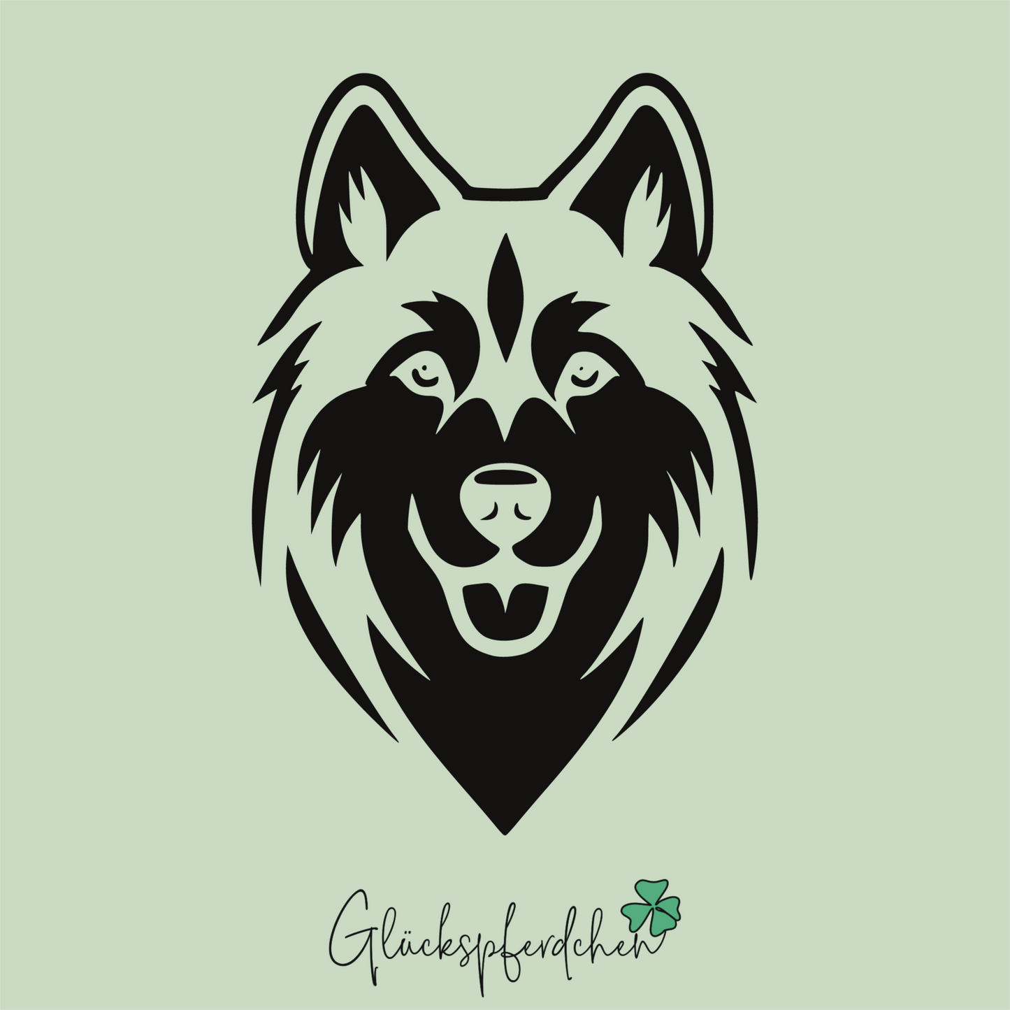 Aufkleber Husky