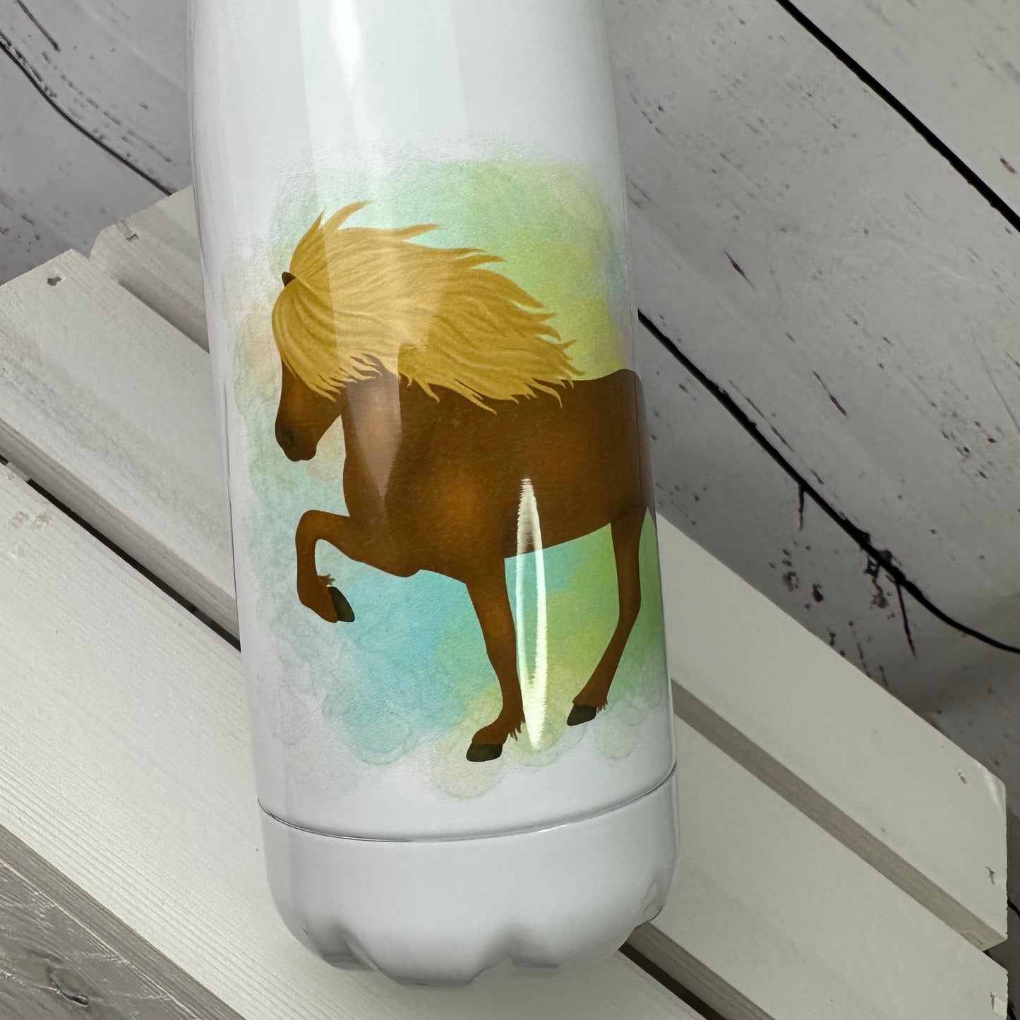 Thermosflasche Islandpferd