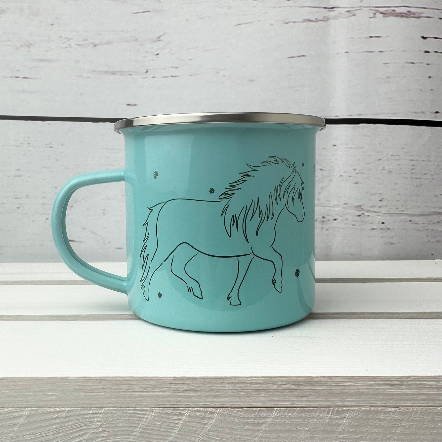Emaille Tasse Shettyliebe