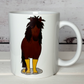 Tasse Pony mit Gummistiefeln B-Ware