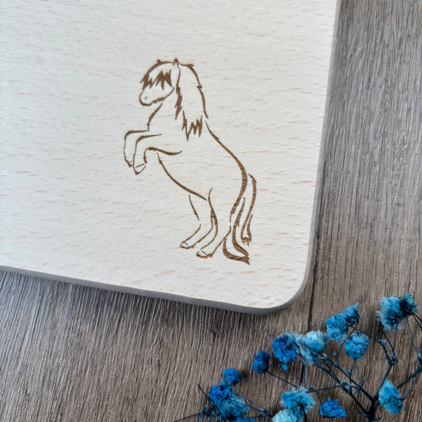 Holzbrettchen Shetlandpony