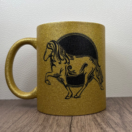 Glitzer Tasse Nordic