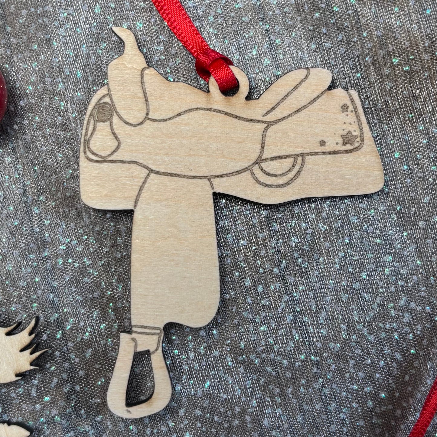 Weihnachtsbaumanhänger Holz