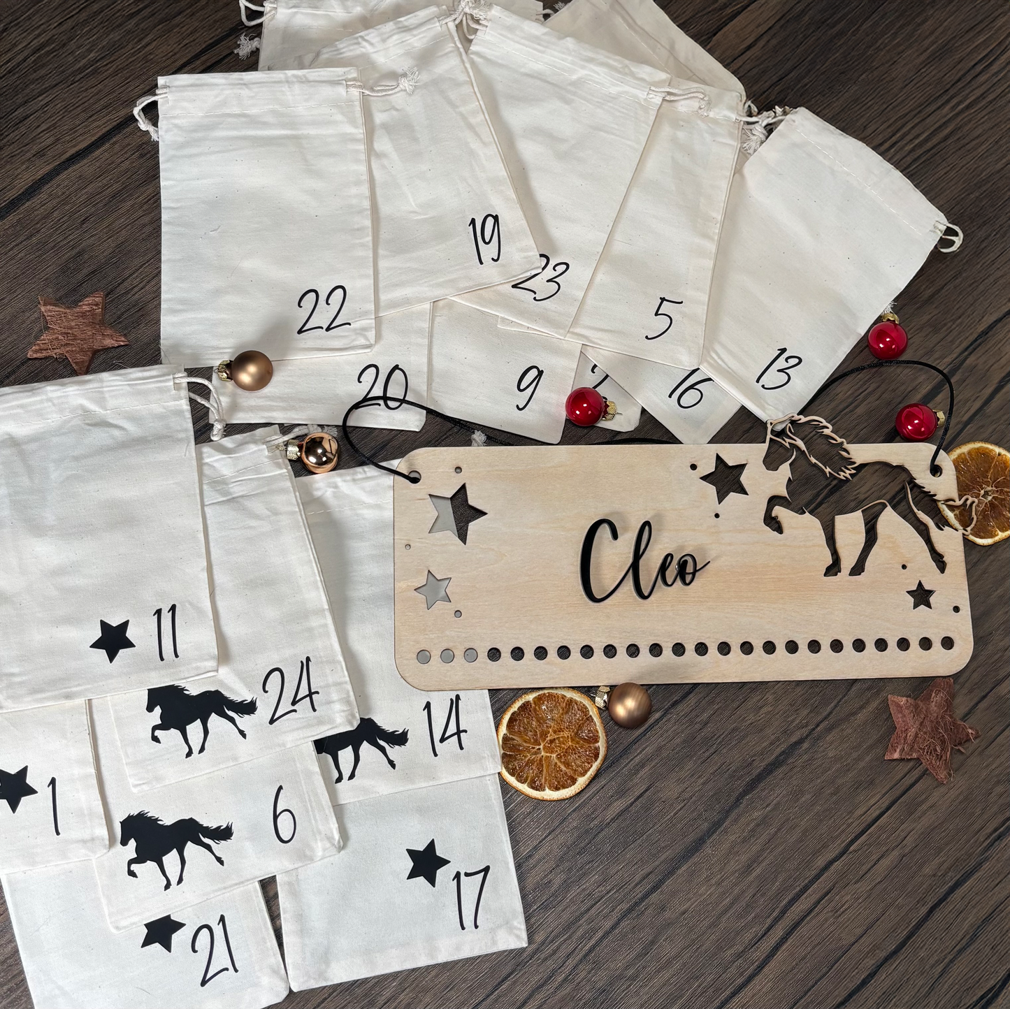 Adventskalender zum selbstbefüllen