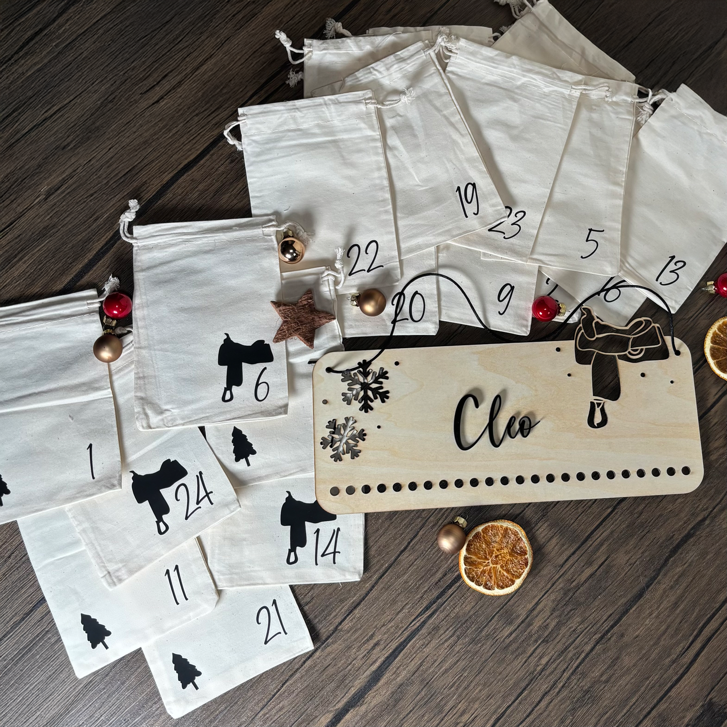 Adventskalender zum selbstbefüllen