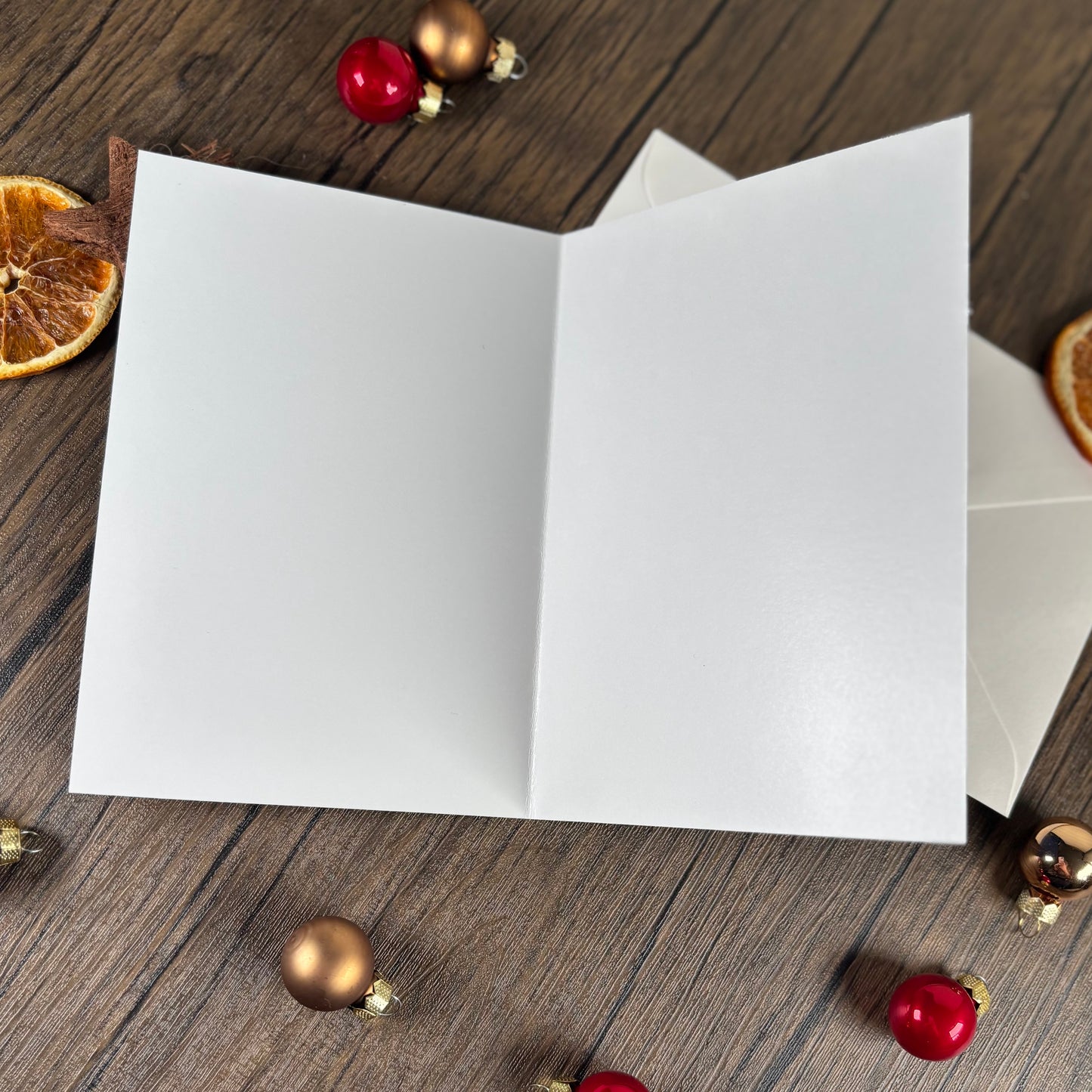 Weihnachtskarte Snjór