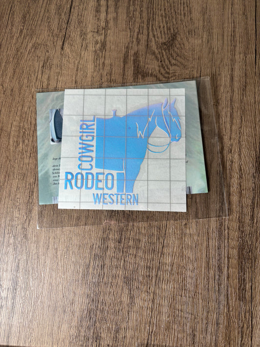 Aufkleber Western 10cm