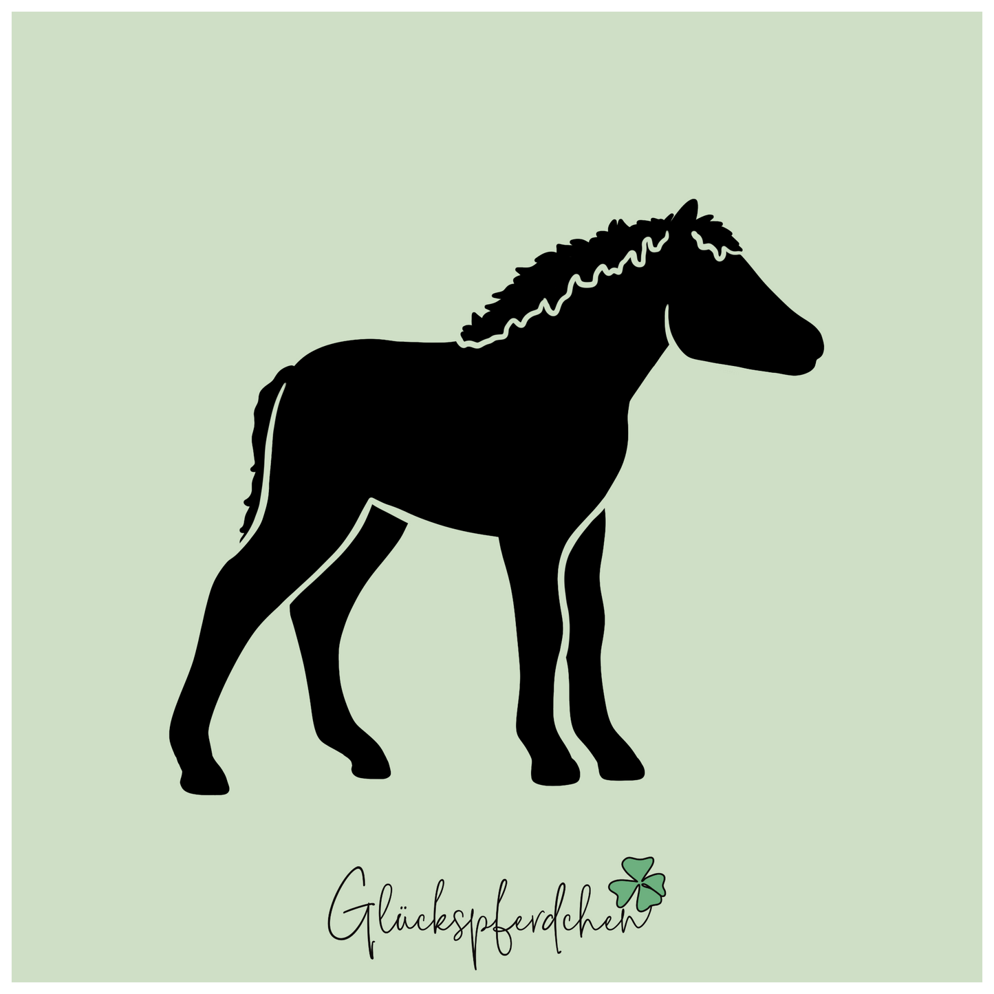 Aufkleber American Miniatur Horse
