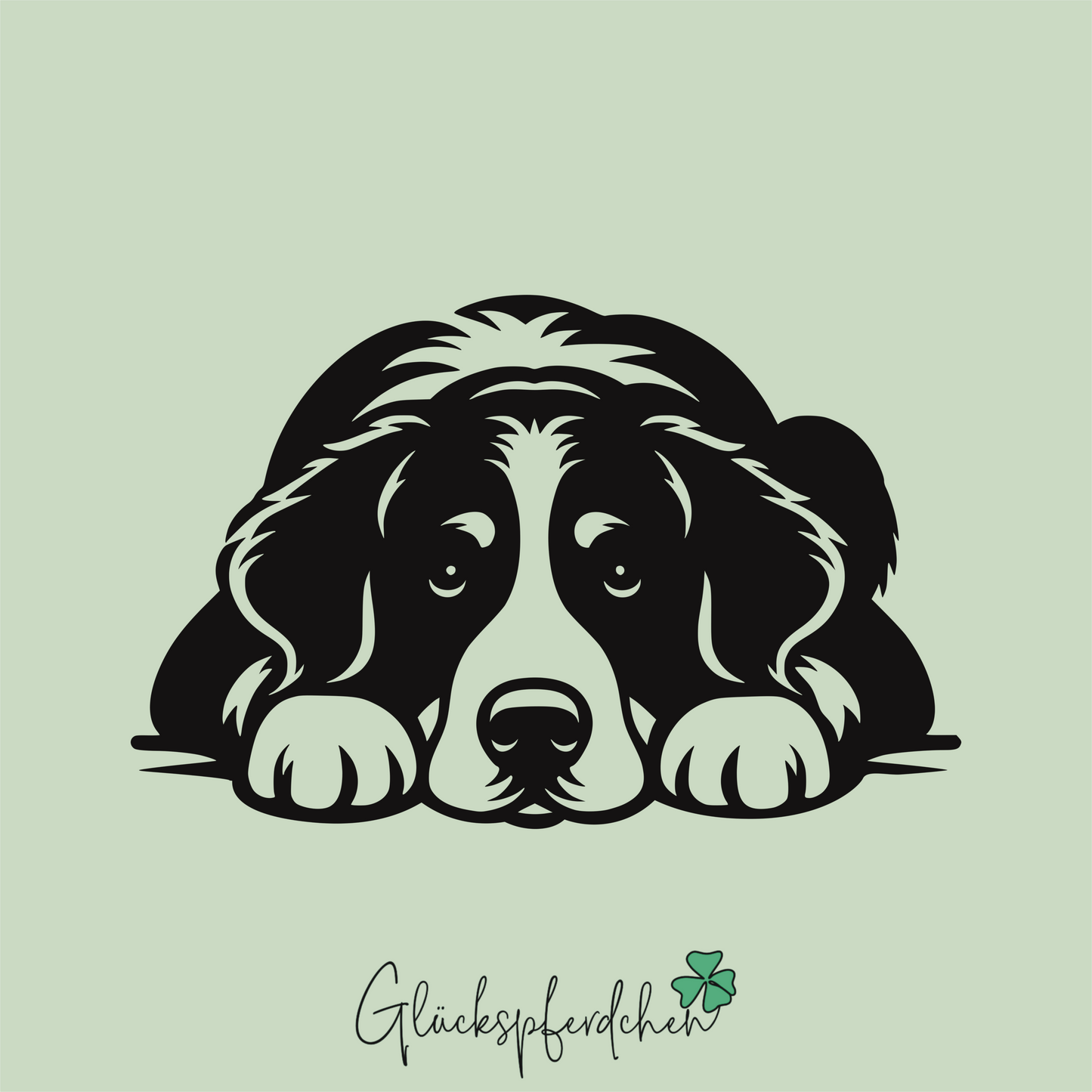 Aufkleber Berner Sennenhund