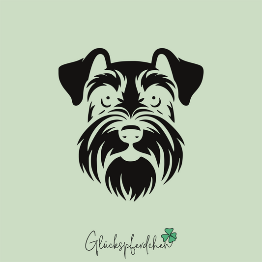 Aufkleber Mittelschnauzer