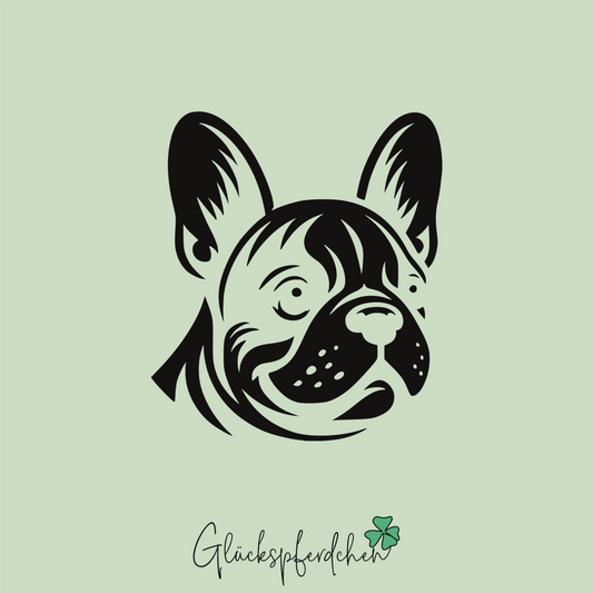 Aufkleber Französische Bulldogge