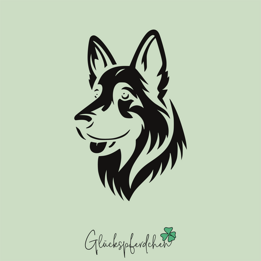 Aufkleber Schäferhund