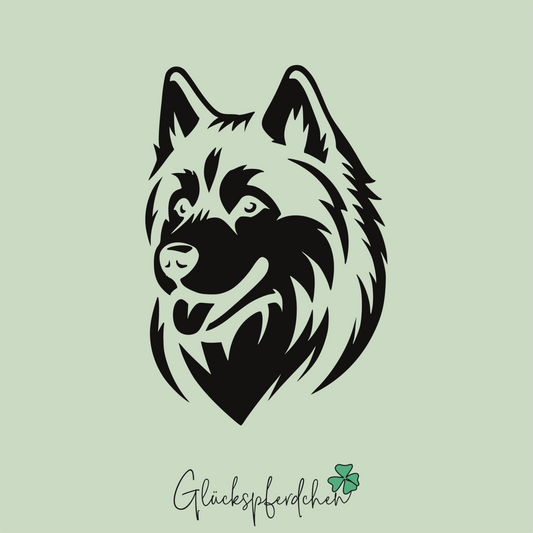 Aufkleber Husky