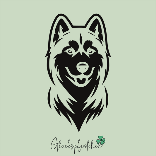 Aufkleber Husky