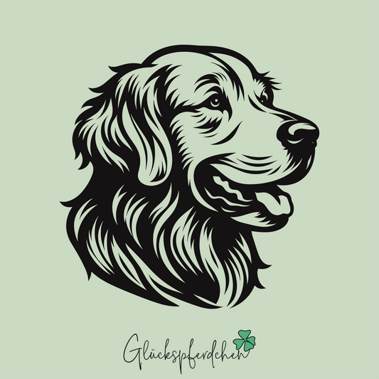 Aufkleber Golden Retriever