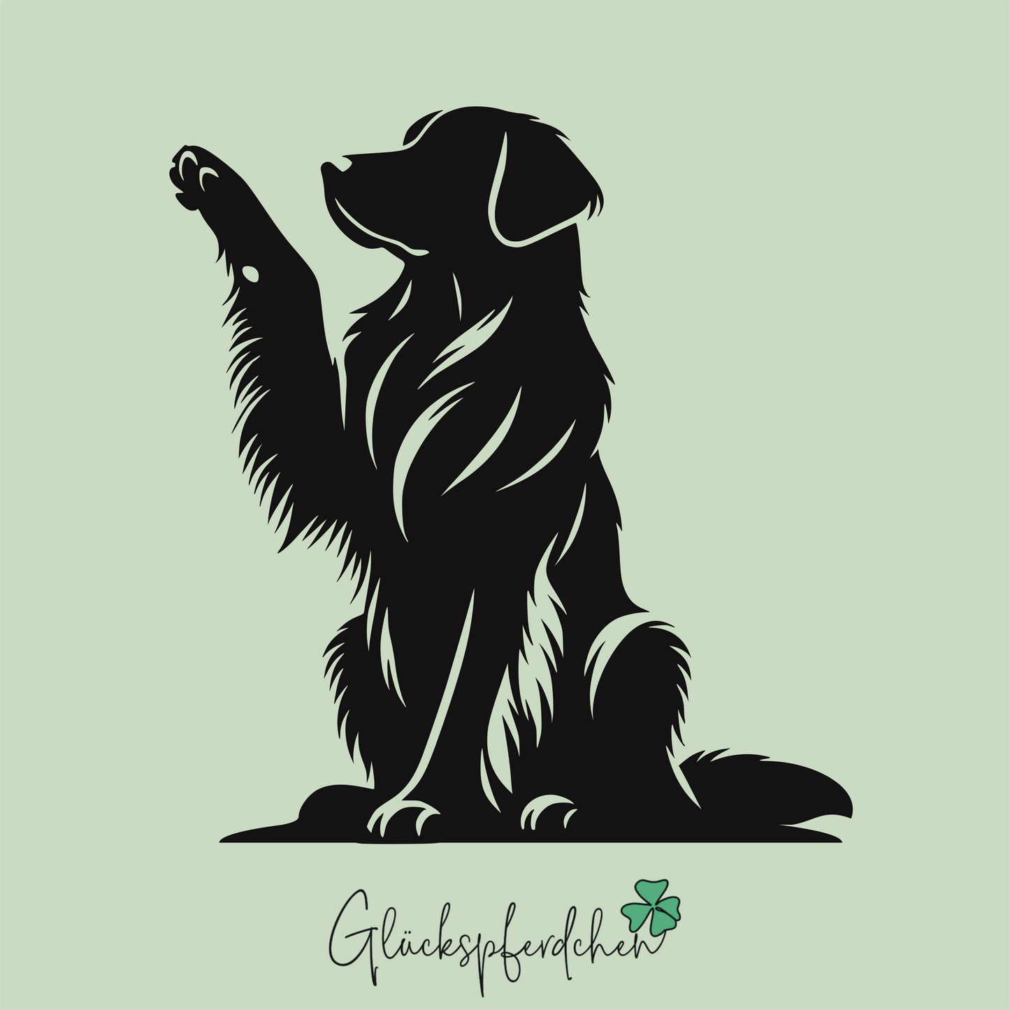 Aufkleber Golden Retriever